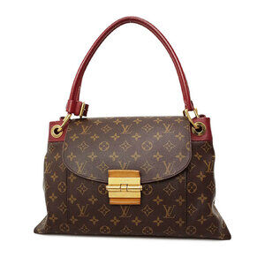 Louis Vuitton Monogram Leather Brown Olympe Tote Bag
